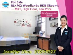 Blk 702 Woodlands Drive 40 (Woodlands), HDB 5 Rooms #138413722